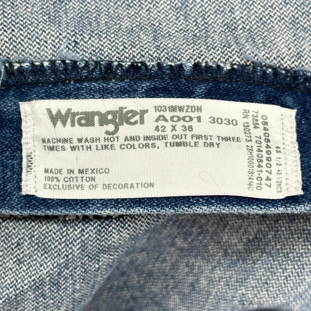 Wrangler Cowboy Cut‎ Relaxed Fit Jeans Mens 41x34.5* Work Western Rodeo Rancher